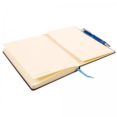 Motivational Notebook - Hardback A5 Black/Blue